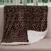 Animal print discount blankets and throws